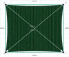 Custom Monotec 370 Shade Sail - Koonunga Green - 4 Corner - Technical Drawing