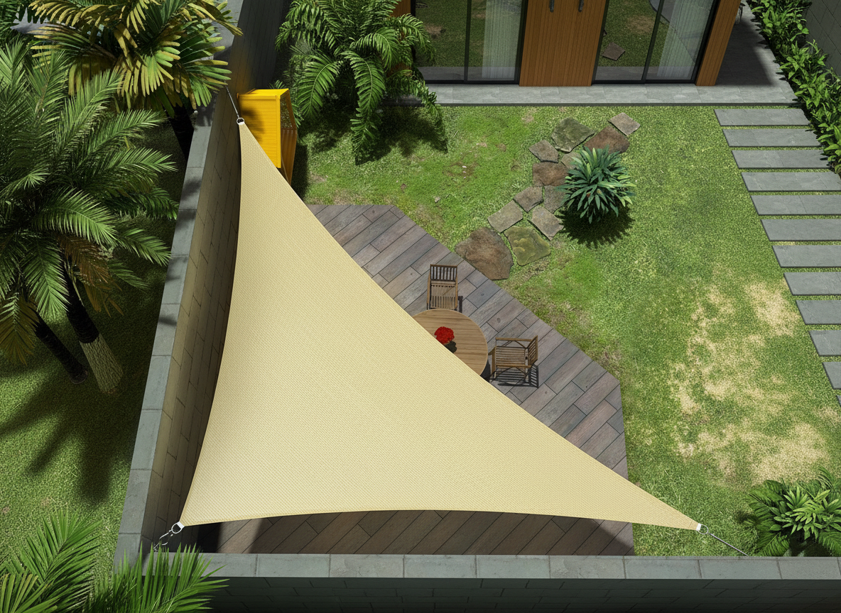 Right Angle Triangle Shade Sail